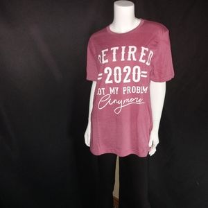 💜Retired 2020💜 Womens Printed T-Shirt